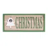 Houzbling Christmas Frame W/bell 18"l X 7.75"h Mdf/wood