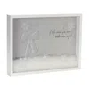 Houzbling Christmas Frame W/snow 15.75"l X 11.75"h Mdf/acrylic