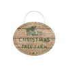 Houzbling Christmas Tree Farm Sign 10"l X 8"h Mdf
