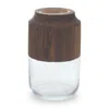 Houzbling Container 5.5"d X 9"h Glass/wood