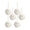 Houzbling Cotton Orb (set Of 6) 6"d Foam/polyester