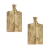 Houzbling Cutting Board (set Of 2) 10" X 18"h Mango Wood