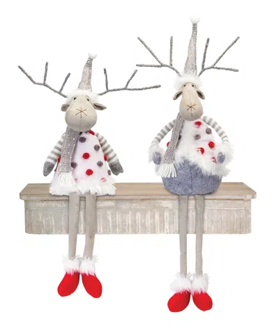 Houzbling Deer (set Of 2) 25"h Polyester