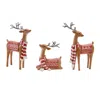Houzbling Deer (set Of 3) 5"h, 8.5"h Resin