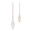 Houzbling Drop Ornament (set Of 12) 9"h, 12"h Glass