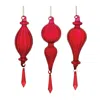 Houzbling Drop Ornament (set Of 3) 7.5"h Glass