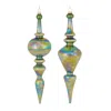 Houzbling Drop Ornament (set Of 6) 12.5"h Glass