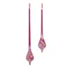 Houzbling Drop Ornament (set Of 6) 12"h, 15.5"h Glass