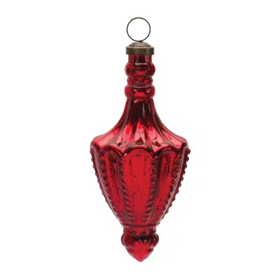 Houzbling Drop Ornament (set Of 6) 7.25"h Glass