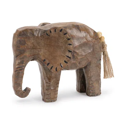 Houzbling Elephant (set Of 2) 6"l X 5"h Resin In Multi