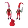 Houzbling Elf W/bag And Tree (set Of 2) 17"h, 20"h Polyester