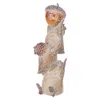 Houzbling Fall Bird Stack (set Of 2) 9"h Resin