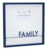 Houzbling Family Memo Board 15.75"sq Mdf/iron