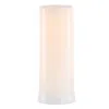 Houzbling Fia Flame 3"d X 7.5"h Plastic White 6 Hr Timer W/remote Usb Charging Cable Included