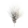 Houzbling Flocked Mixed Pine Spray (set Of 2) 29"h Pvc