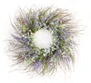 Houzbling Flocked Mixed Pine Wreath 29"d Pvc