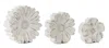 Houzbling Flower (set Of 3)5"h, 6"h, 7"h Resin/stone Powder