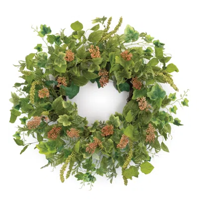 Houzbling Foliage Wreath 24"d Polyester/twig