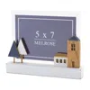Houzbling Frame (set Of 2) 8.75"l X 7"h Wood/mdf (holds A 7" X 5" Photo)