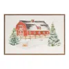 Houzbling Framed Barn Print 24"l X 16"h Mdf/canvas
