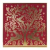 Houzbling Framed Christmas Deer Print 15.5"sq Mdf/plastic