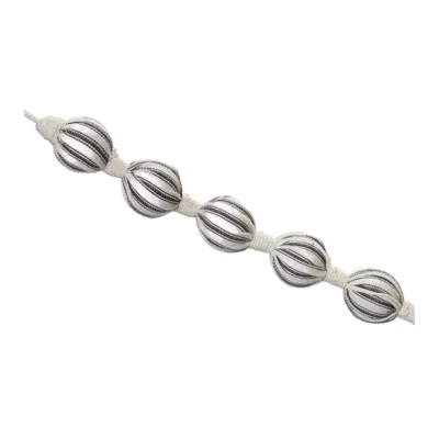 Houzbling Garland (set Of 2) 5.5'l Fabric In Gray
