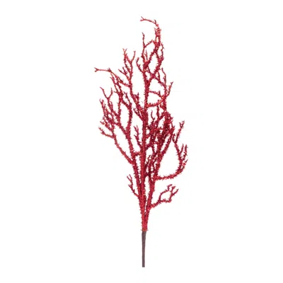 Houzbling Glitter Branch (set Of 12) 24.5"h Plastic