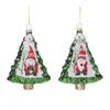 Houzbling Gnome In Tree Ornament (set Of 12) 5.75"h Glass