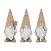 Houzbling Gnome (set Of 3) 9"h Resin