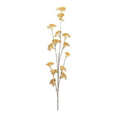 Houzbling Golden Patrina Spray (set Of 12) 33"h Plastic