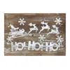 Houzbling Ho Ho Ho Sign 19.5"l X 13.5"h Wood