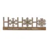 Houzbling Ho Ho Ho Sign (set Of 2) 14.75"l X 4.25"h Resin