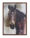 Houzbling Horse Canvas 23.75"l X 31.5"h Canvas/wood