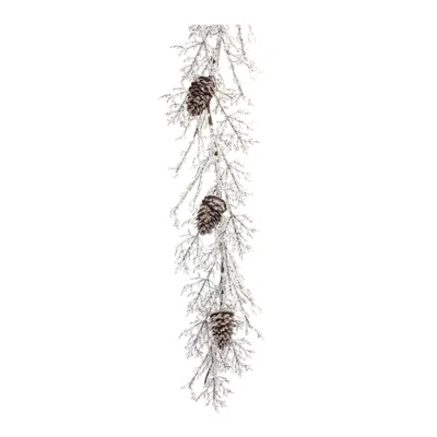 Houzbling Ice Branch Garland 5'l Plastic In Brown