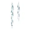 Houzbling Icicle Ornament (set Of 12) 5"h, 7"h Glass