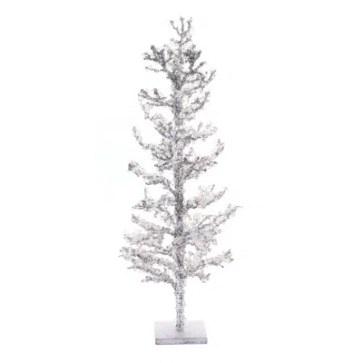 Houzbling Icy Tree (set Of 2) 24"h Acrylic In Metallic