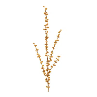 Houzbling Ilex Berry Spray (set Of 2) 29"h Plastic In Yellow