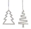 Houzbling Jewel Tree (set Of 6) 4.75"h, 5.75"h Iron/glass