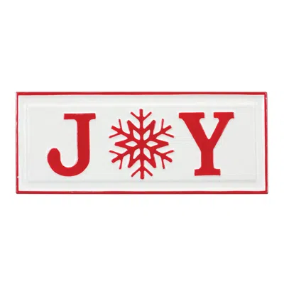 Houzbling Joy Sign (set Of 2) 15.75"l X 6.75"h Metal