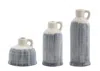 Houzbling Jugs (set Of 3) 5"h, 8.5"h, 10.25"h Terra Cotta