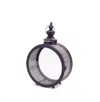 Houzbling Lantern 17.5"h Metal/glass