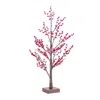 Houzbling Led And Berry Tree 38"h Paper/foam 3aa Batteries Not Included 6 Hr Timer