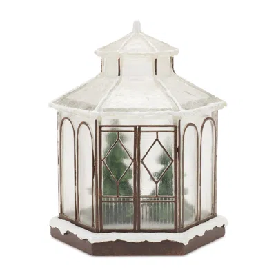 Houzbling Led Gazebo 6"l X 9"h Resin