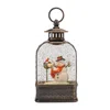 Houzbling Led Snow Globe W/snowman 9.75"h Plastic 3 Aa Batteries Not Included/usb Cord Included 6 Hr Timer