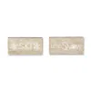 Houzbling Let It Snow And Ski Plaque (set Of 2) 15.75"l X 7.75"h Mdf
