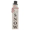 Houzbling Let It Snow Sign 10"l X 41"h Mdf/wood