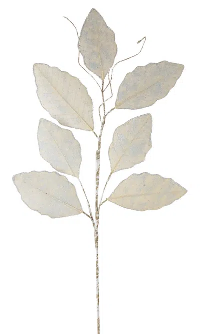 Houzbling Magnolia Leaf Spray 31.5"h (set Of 12) Paper In Blue