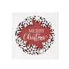 Houzbling Merry Christmas Plaque 12"sq Mdf/wood
