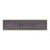 Houzbling Merry Christmas Sign 34"l X 8"h Metal/wood