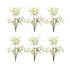 Houzbling Mini Fern Bush (set Of 6) 19"h Plastic